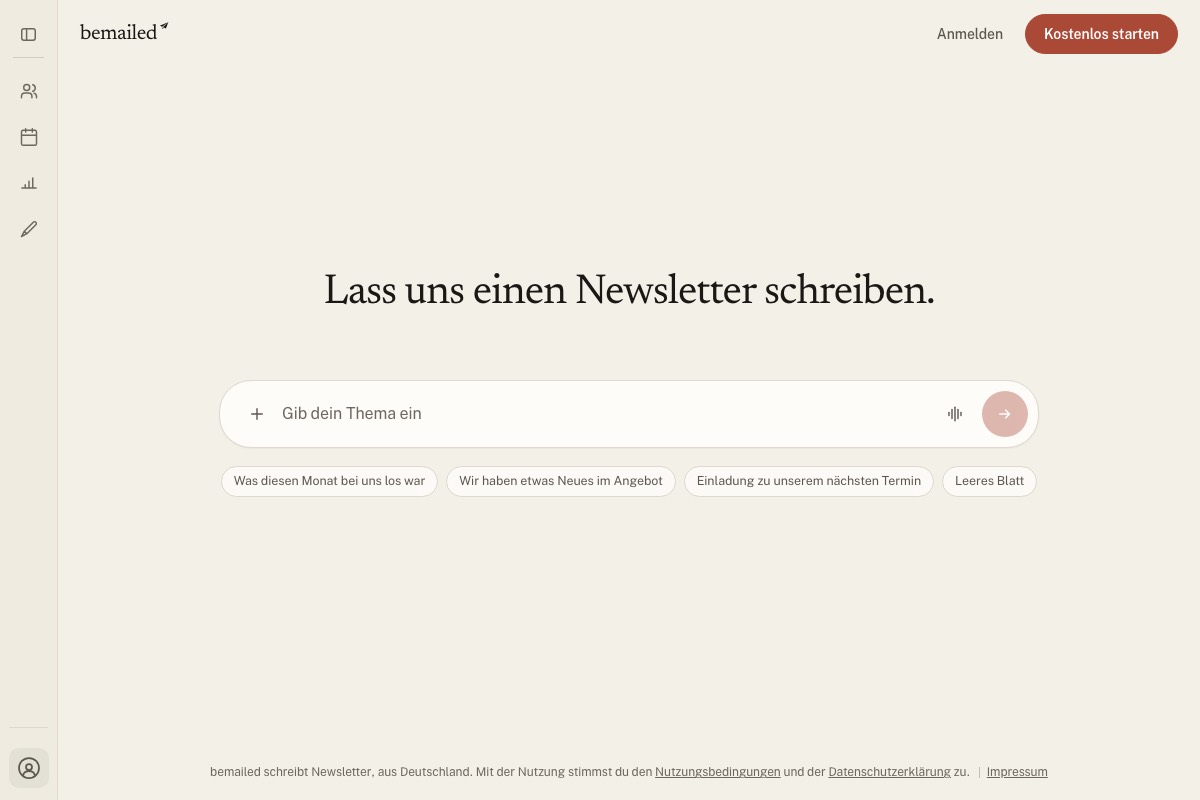 bemailed, Newsletter-Tool von Essential Advertising